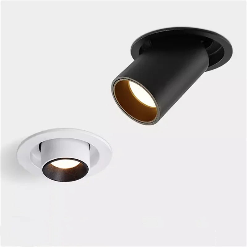 MEELANO Maisy LED indbygget downlight – energieffektiv loftsbelysning med dæmpbar funktion Kold hvid 6000K