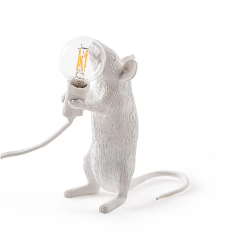 Musse Natbordlampe i Resin med Unik Design og Flere Farver 11