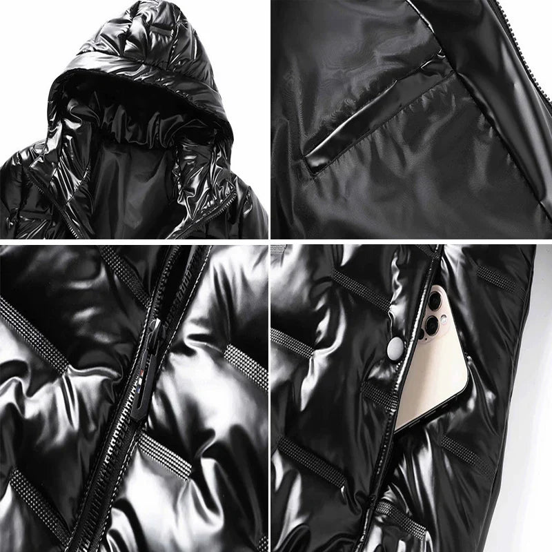 MEELANO Herre Skijakke Med Lange Ærmer Vandtæt Og Varme Til Pisten