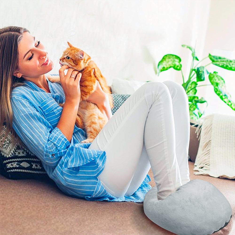 MEELANO Elektrisk XL Fodvarmer Til Varme Og Bløde Fødder Opvarmning - Varmetæppe