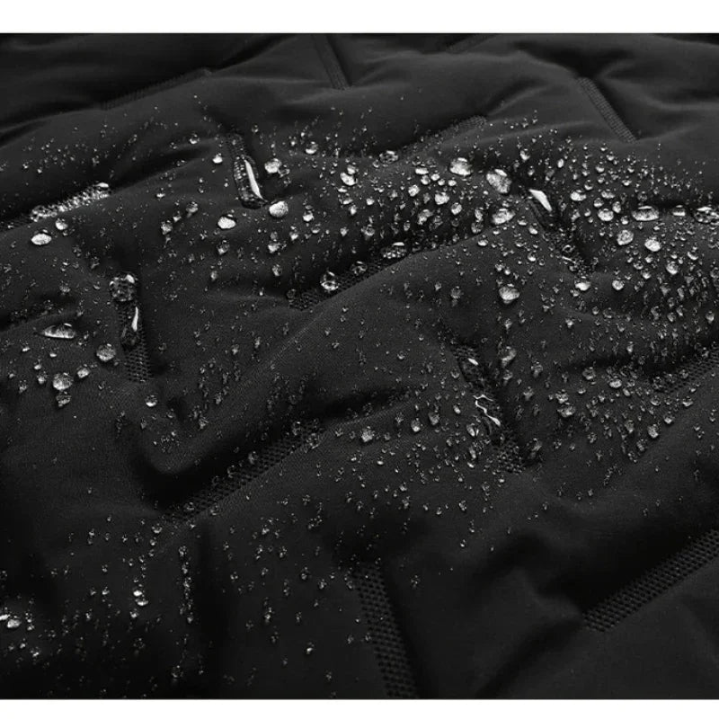 MEELANO Herre Hyggelig Skijakke Vinter Klassisk Silhuet Varme