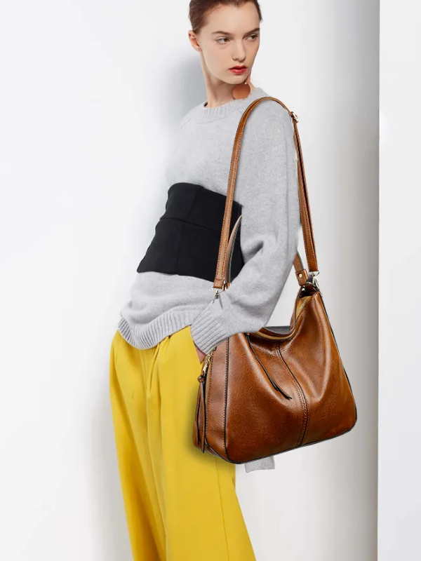 MEELANO Hobo Taske – Elegant Vintage Taske Stor og Rummelig til Daglig Brug