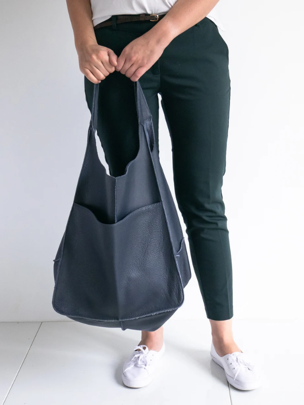 MEELANO Retro Strandtaske – Håndlavet Stor og Rummelig Taske i Klassisk Unikt Design