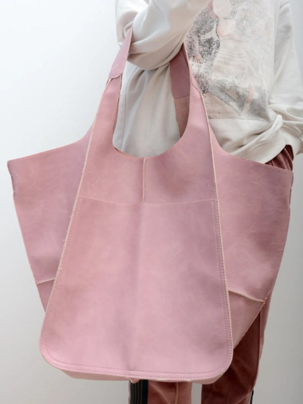 MEELANO Retro Strandtaske – Håndlavet Stor og Rummelig Taske i Klassisk Unikt Design