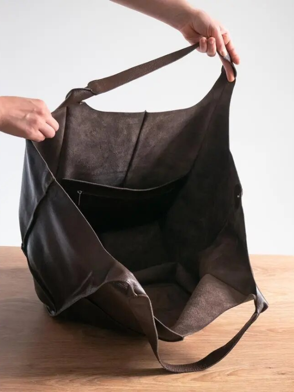 MEELANO Retro Strandtaske – Håndlavet Stor og Rummelig Taske i Klassisk Unikt Design