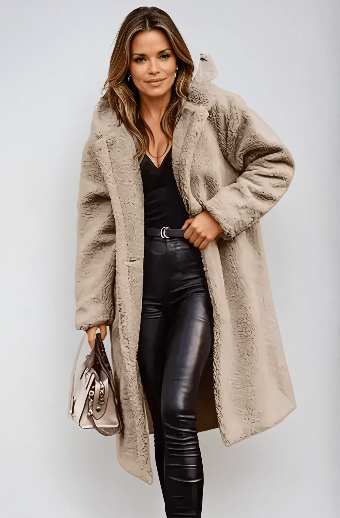 MEELANO Dame Letvægts Vinterjakke - Med Hætte til Hverdag og Gåture