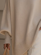 MEELANO Inspire | Dame Oversized Striktrøje - Blød Varm Pullover med Rund Hals