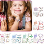 MEELANO Farverigt DIY Perlesæt til Børn Smykkefremstilling