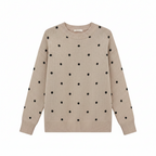 MEELANO Solis | Dame Elegant Striktrøje med V-Hals - Finstrikket Pullover i Uldblanding