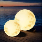 MEELANO Magisk Måneskins Havelampe – Månelampe til Have & Terrasse, USB-genopladelig LED, 20–50 cm – LunaGlow