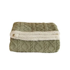 Tyk Vinterlammeuldstæppe – Sherpa Fleece Plaid til Sofa & Seng, Varmt & Hyggeligt Tæppe, 4 Størrelser – WarmWool