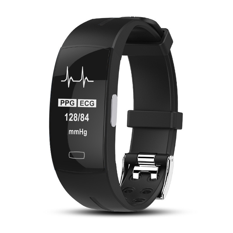 Smart Fitness-ur med Pulsmåler – Aktivitets- og Søvnregistrering, Notifikationer, OLED, IP67, iOS & Android