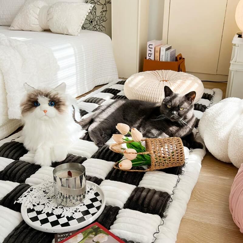 Blødt Kæledyrstæppe – Sofabeskytter til Hund & Kat i Chenille, Skridsikkert Hundetæppe, Maskinvaskbart – CozyCover