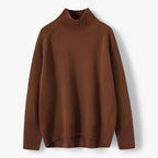 Ēden | Tyk Uldsweater til Damer - Varm Striktrøje i Uldblanding & Kabelstrikket Pullover
