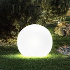 MEELANO Rund Havebelysning – LED Lyskugle til Have & Terrasse med 16 Farver & Fjernbetjening, 12–25 cm – GlowSphere
