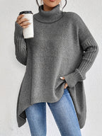 Dôre | Dame Løstsiddende Sweater - Oversized Varm Striktrøje