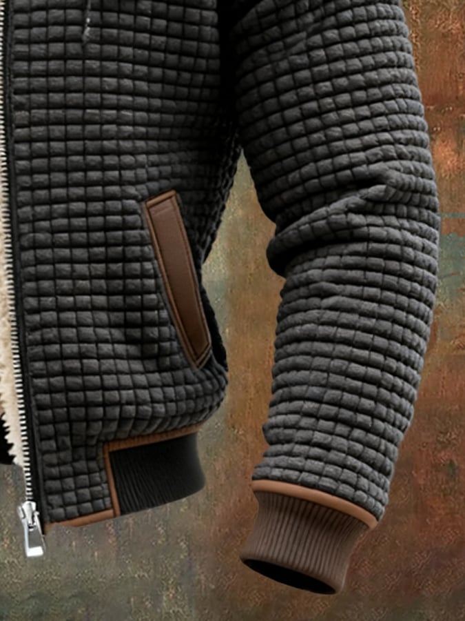 MEELANO Admire | Herre Polar-Fleece Termo-Jakke Brun