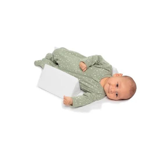 MEELANO Baby Sideliggekile – Trekantet Positioneringskile med Justerbar Bredde – Memoryfoam, Åndbar & Vaskbar – 0-12 Måneder (Under Opsyn)