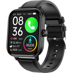 MEELANO Smartwatch Med Glukoseovervågning Og Sundhedsovervågning Sort Rem