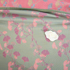 MEELANO Orange Ginkgo Blade Reversible Quilt