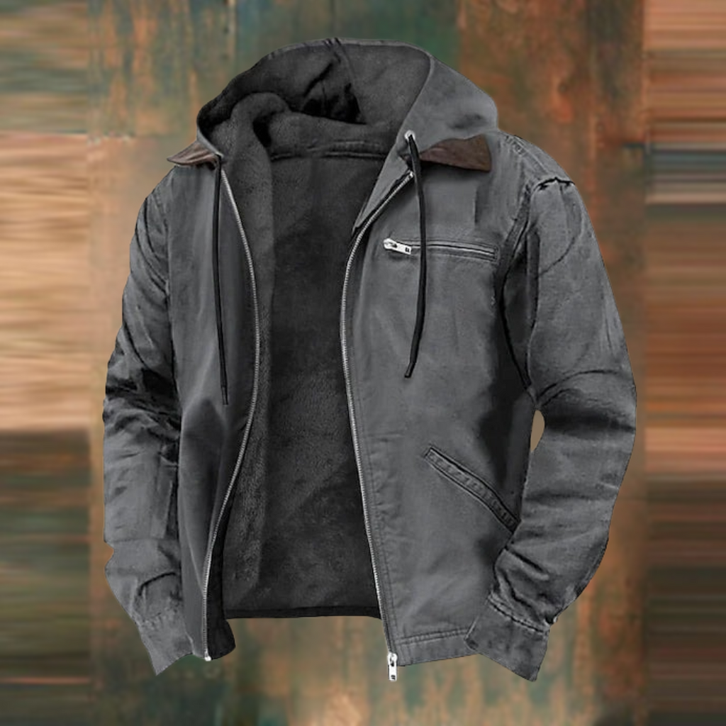 MEELANO Hermosa | Stilfuld & Varm Hoodie-Jakke Grå