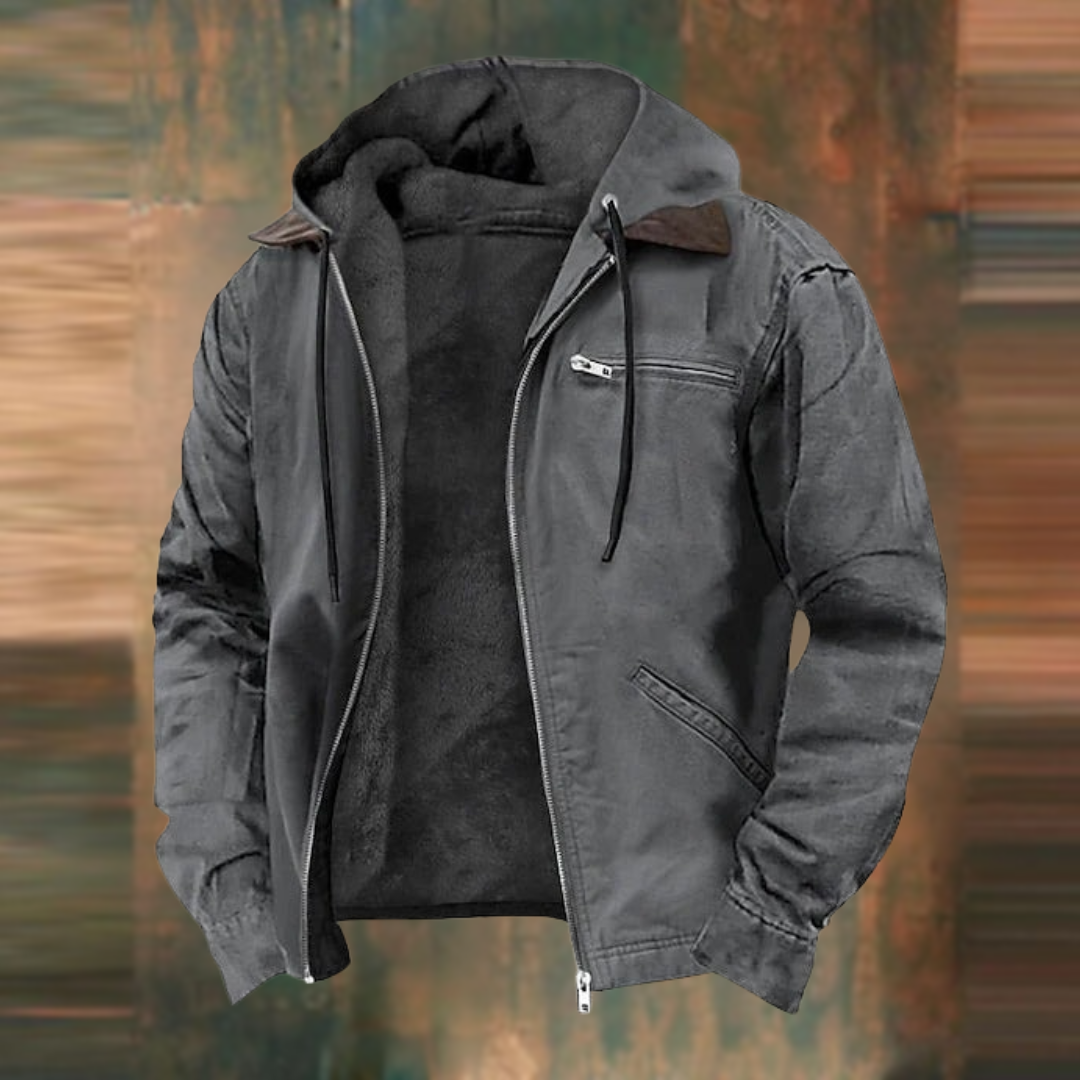 MEELANO Hermosa | Stilfuld & Varm Hoodie-Jakke Grå