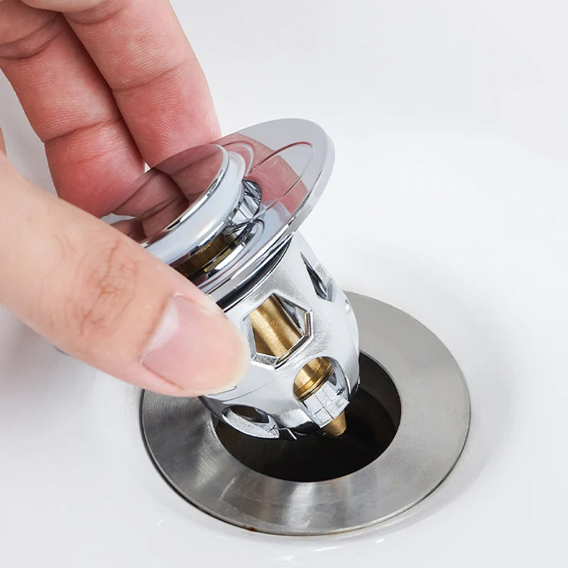 MEELANO Universelt Afløbsfilter Til Håndvask Med Anti Tilstopning