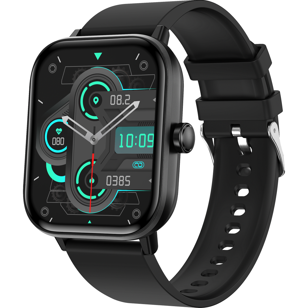 MEELANO Smartwatch Med Glukoseovervågning Og Sundhedsovervågning Sort