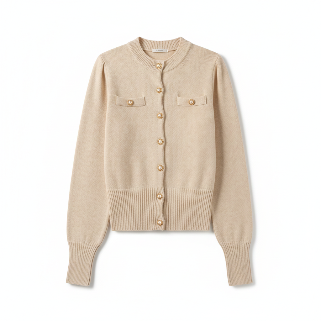 MEELANO Efterår Langærmet Cardigan Kvinder Koreansk Slim Chic Kort Strikket Frakke