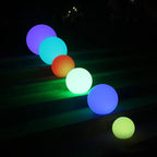 MEELANO Rund Havebelysning – LED Lyskugle til Have & Terrasse med 16 Farver & Fjernbetjening, 12–25 cm – GlowSphere