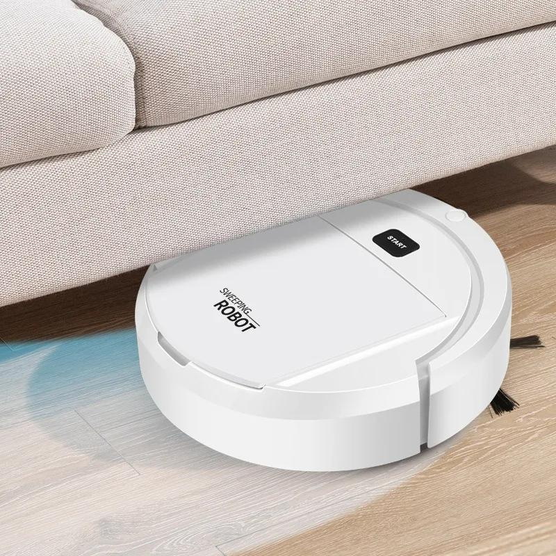 MEELANO SmartClean – 3-i-1 robotstøvsuger til ubesværet, intelligent rengøring i hjemmet Hvid