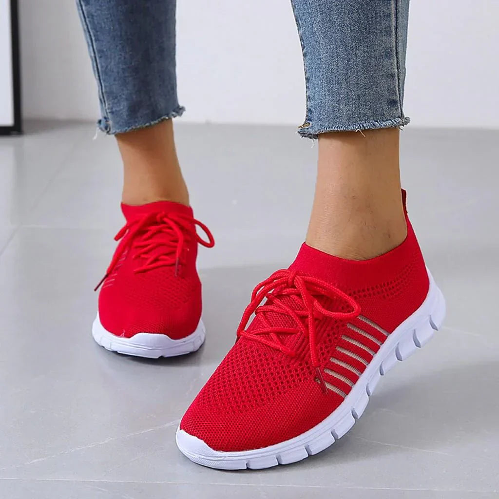 MEELANO Komfort Sneakers Kvinder Læder Grå 38 Til 42