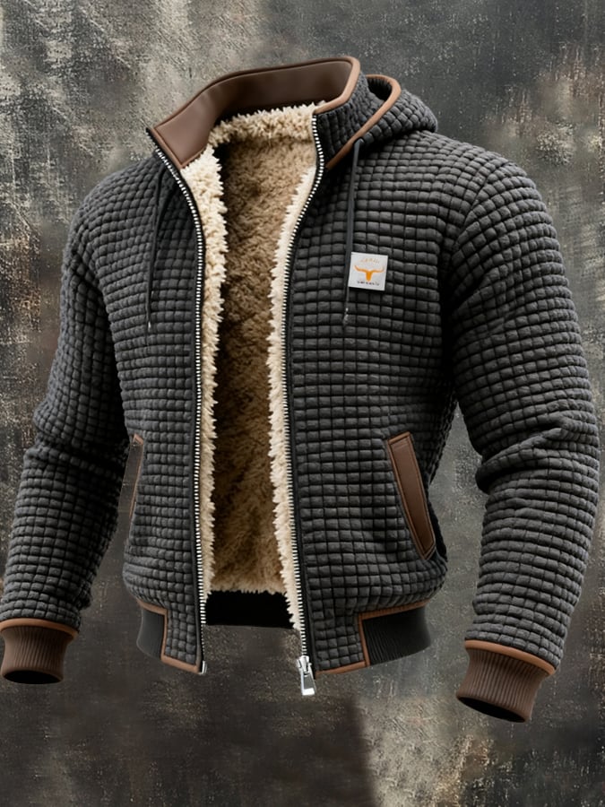 MEELANO Admire | Herre Polar-Fleece Termo-Jakke Grå