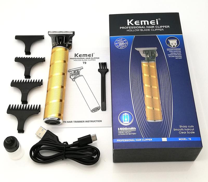 MEELANO 3-i-1 Professionelt Hårtrimmersæt – Trådløs Hårklipper, T-Blade Outliner og Folie-Barbermaskine til Mænd, Barbersæt