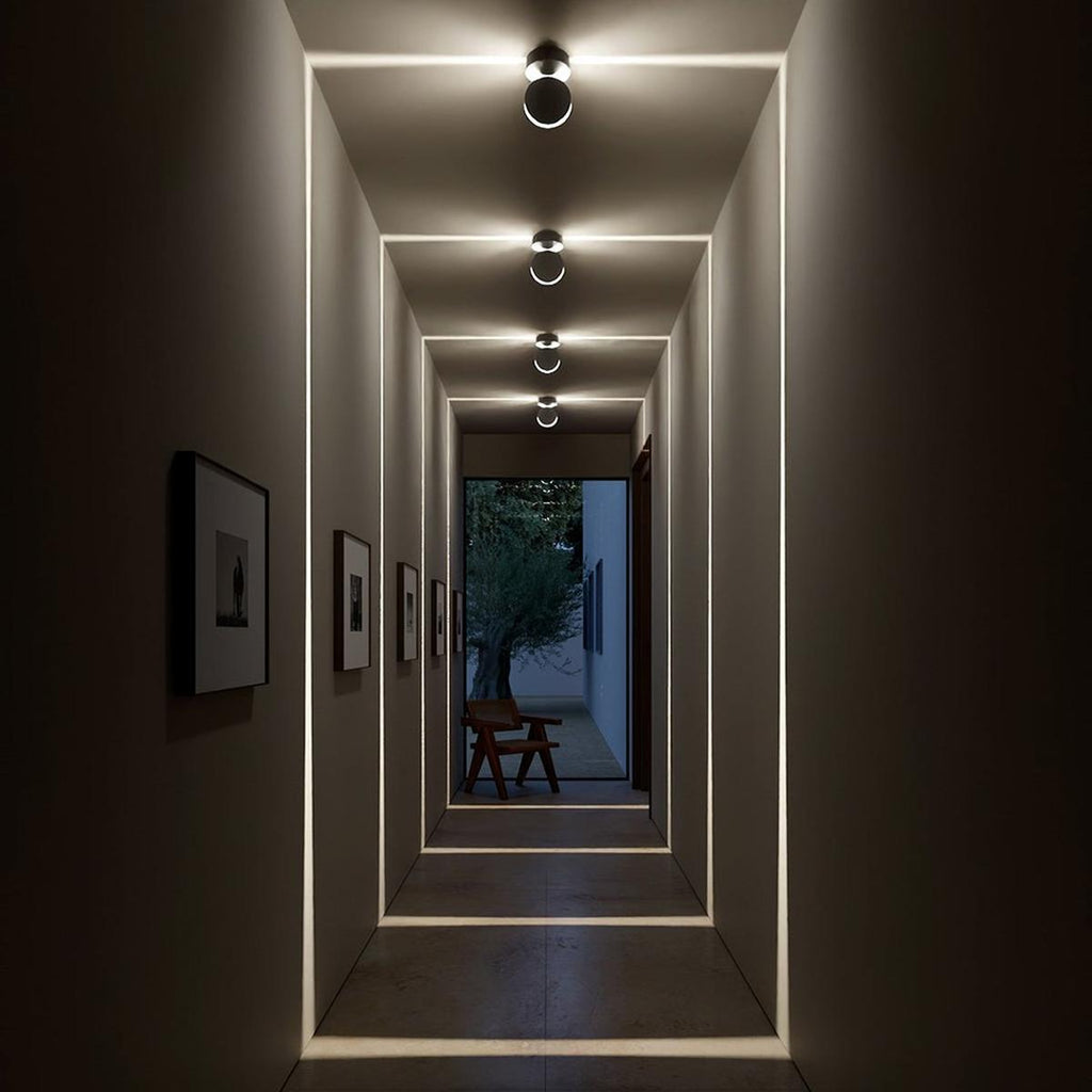 MEELANO 360° LED-projektorspotlight med fjernbetjening