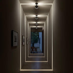 MEELANO 360° LED-projektorspotlight med fjernbetjening