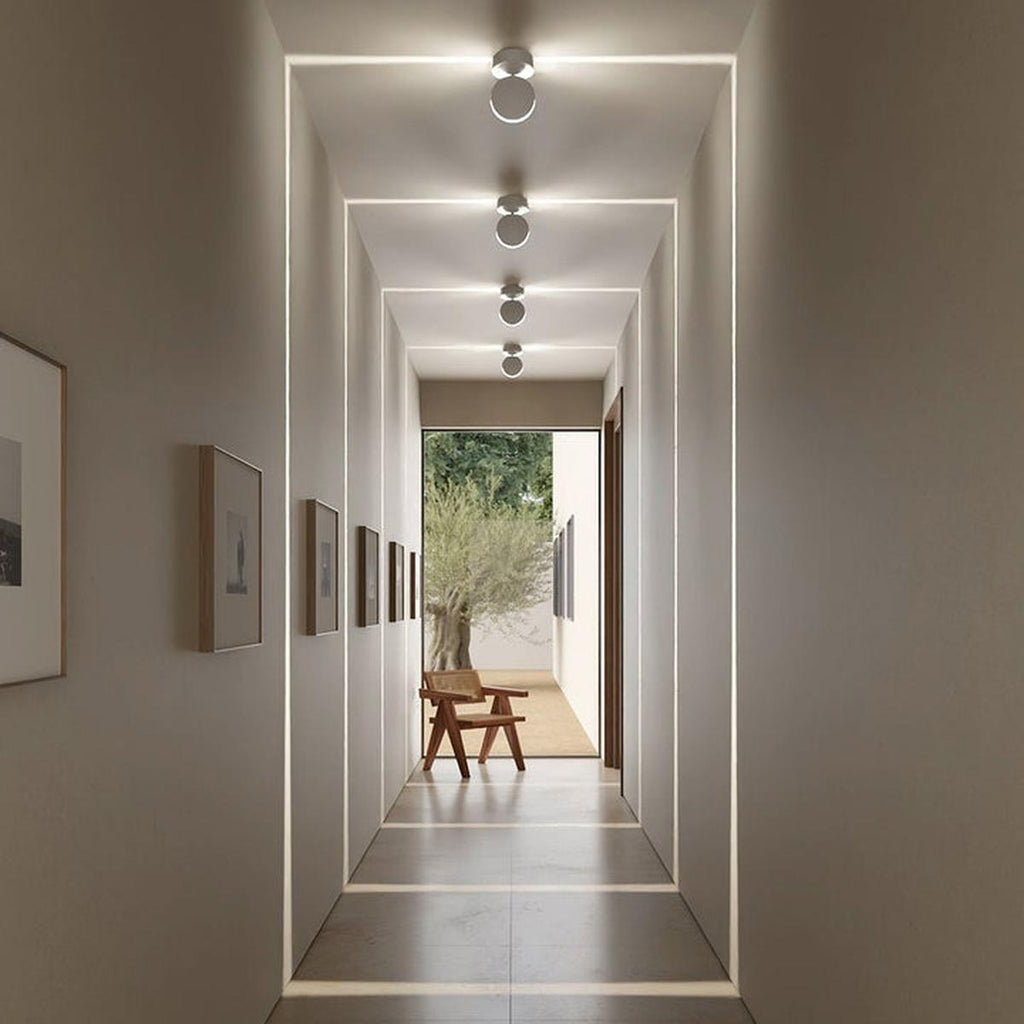 MEELANO 360° LED-projektorspotlight med fjernbetjening