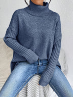 Dôre | Dame Løstsiddende Sweater - Oversized Varm Striktrøje