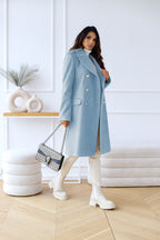 MEELANO Dame Trenchcoat Med Reverskrave Til Vinter Stilfuld