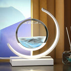 MEELANO 3D Sandskal Bordlampe - Abyss