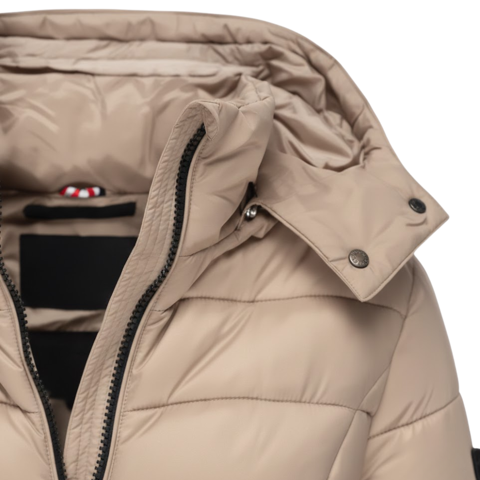MEELANO Luna | Dame Halvlang Quiltet Parkajakke med Hætte - Varm Vinterfrakke