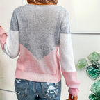 MEELANO Luna | Dame Afslappet Løstsiddende Sweater - Varm Oversized Striktrøje & Pullover