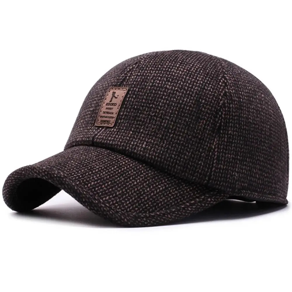 MEELANO Hommes | Unisex Varm Vinterhue med Øreklapper - Justerbar Flyverhue med Fleece-for Café
