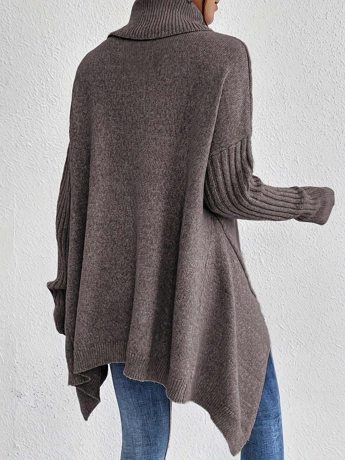 Dôre | Dame Løstsiddende Sweater - Oversized Varm Striktrøje