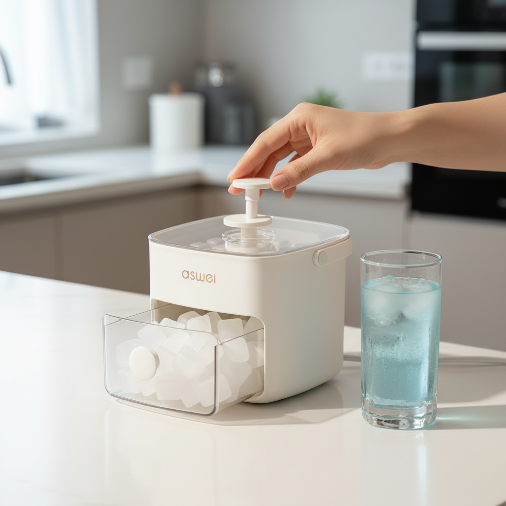 CrystalChill – Bezpečná výrobna ledu pro snadné osvěžení