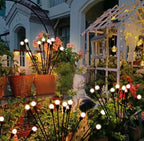 MEELANO LED Dansende Sollys Til Haven Udendørs Belysning Solenergi