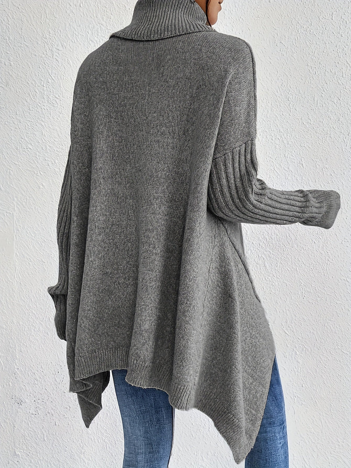 Dôre | Dame Løstsiddende Sweater - Oversized Varm Striktrøje
