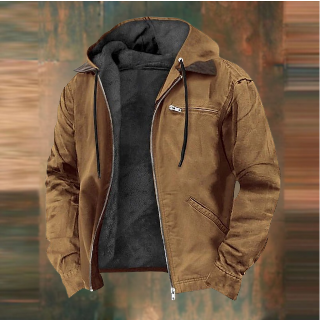 MEELANO Hermosa | Stilfuld & Varm Hoodie-Jakke Brun