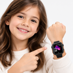 MEELANO 4G Smartwatch til Børn – GPS Børneur med Videoopkald, Realtids Sporing & SOS-funktion via App – KidGuardian