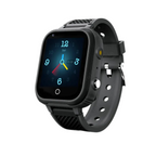 MEELANO 4G Smartwatch til Børn – GPS Børneur med Videoopkald, Realtids Sporing & SOS-funktion via App – KidGuardian Sort